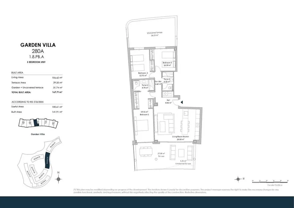 Apartament z tarasem w Fuengiroli — zdjęcie