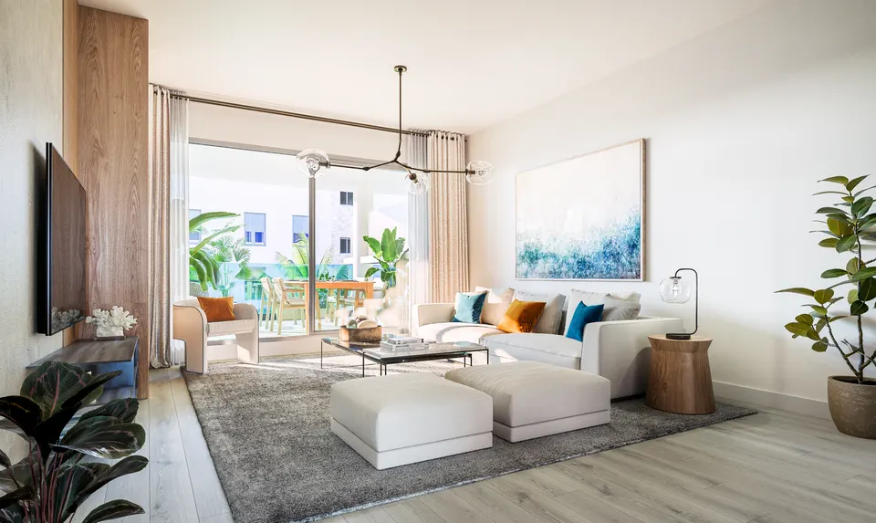 Apartamenty z parkami w Mijas — zdjęcie