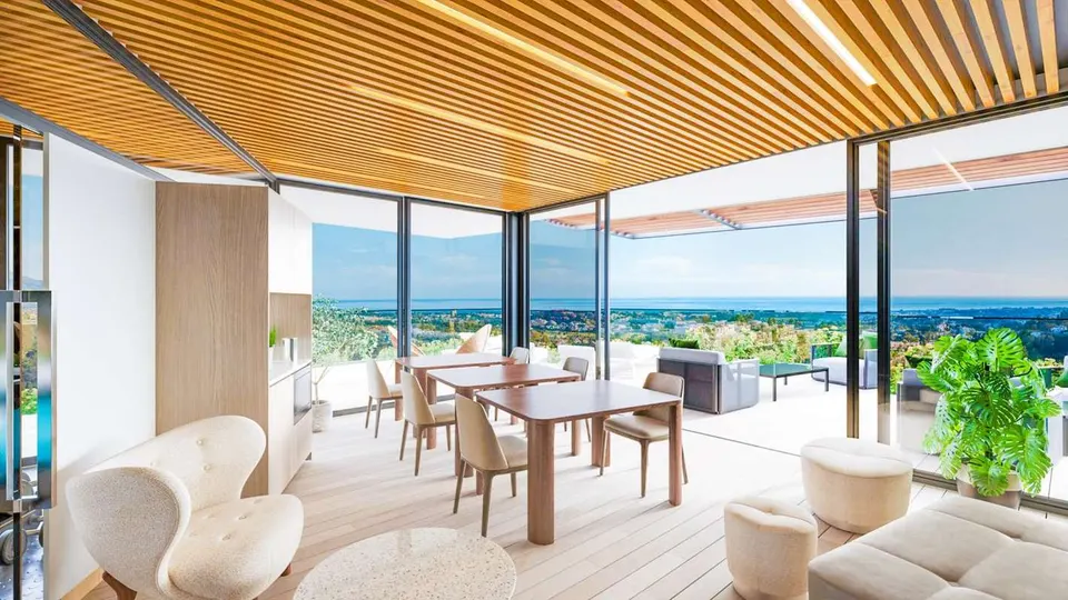 Penthouse z prywatnym basenem w Benahavís — zdjęcie