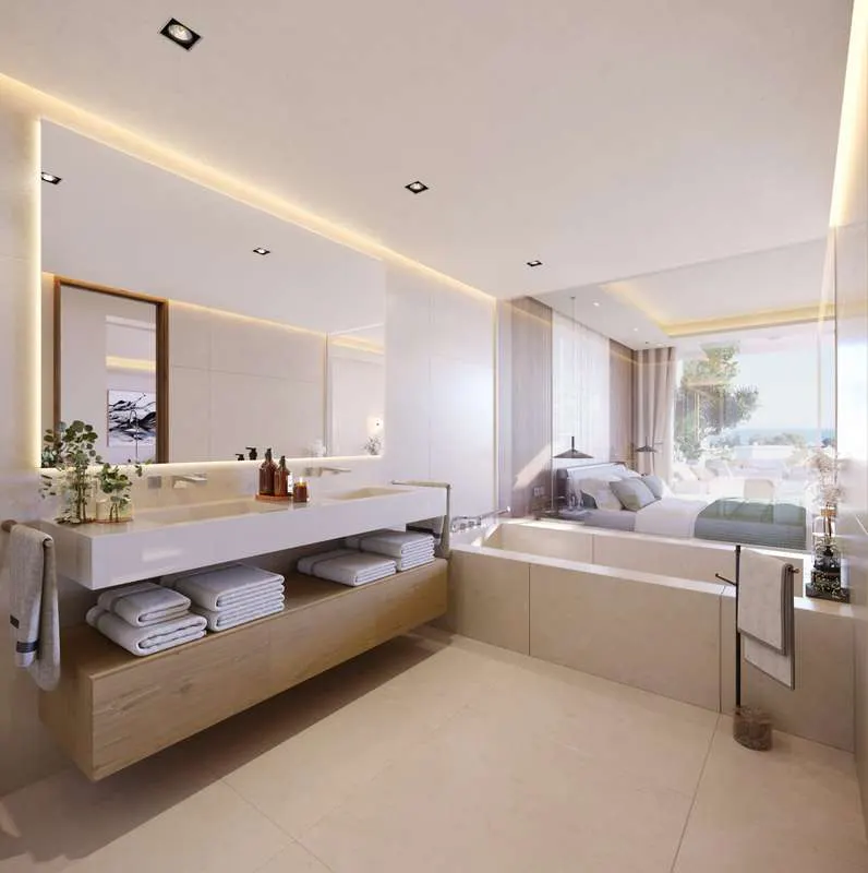 Penthouse z prywatnym basenem w Marbelli — zdjęcie