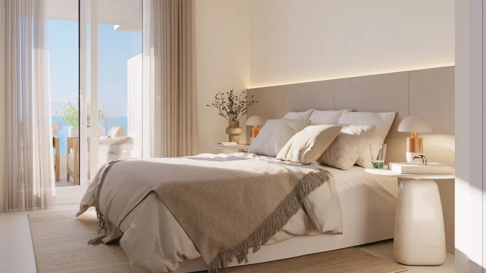 Apartamenty z widokiem na morze w Benalmádena — zdjęcie