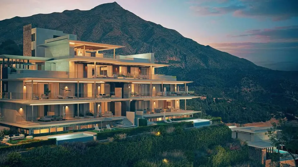 Penthouse z widokiem na morze w Benahavís — zdjęcie